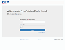 Tablet Screenshot of formulare.virtuelles-rathaus.de